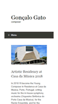 Mobile Screenshot of goncalogato.com